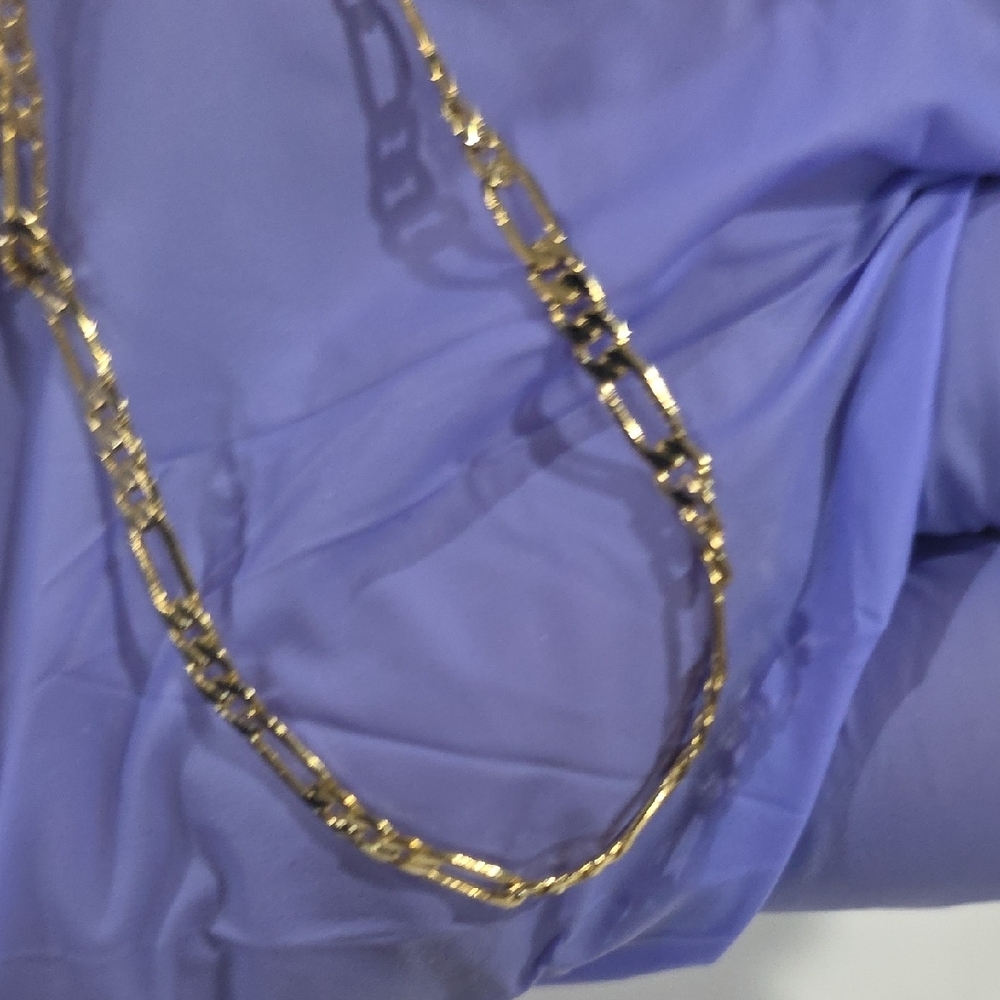 Gold Link Chain Classic Anklet – Elegant Women’s Ankle Bracelet Summer Jewelry - Picture 6 of 8